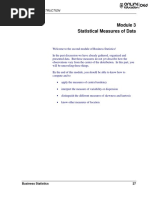 3-Statistical Measures of Data PDF