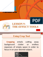 Lesson 9: The Effect Tools