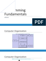 Programming Fundamentals: Computer Organization and Flowcharts