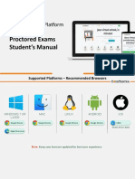 Virtual University Platform: Proctored Exams Student's Manual