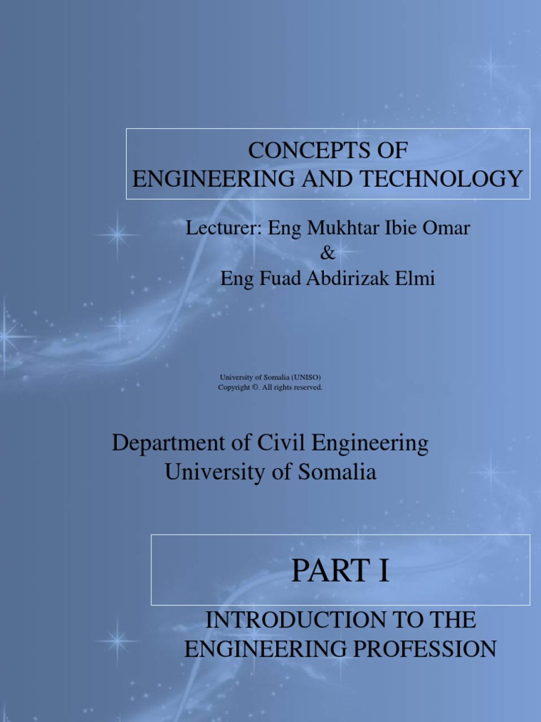 Introduction To Eng Seminar | PDF | Engineer | Engineering