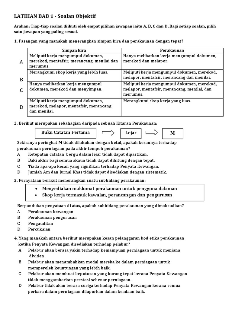 Perakaunan Latihan Bab 1 Pdf