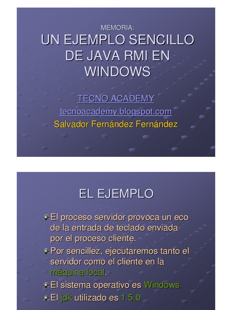 Ejemplo Java Rmi 1195039101973595 2 | PDF