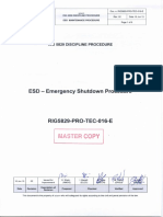Master: ESD - Emergency Shutdown Procedure