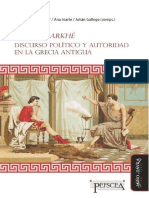 Varios - Logos Y Arkhe - Discurso Politico Y Autoridad en La Grecia Antigua