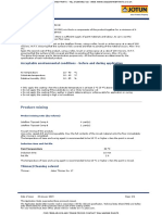 Application Guide Jotafloor Topcoat: Acceptable Environmental Conditions - Before and During Application