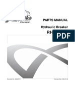 RHB303-V: Parts Manual Hydraulic Breaker
