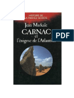 Markale Jean - Carnac et l'énigme de l'Atlantide
