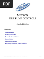 Metron Fire Pump Controls: Standard Catalog