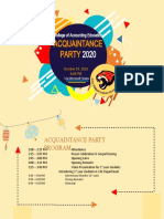 College of Accounting Acquaintance Party 2020