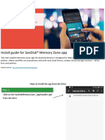 Install Guide For Sandisk® Memory Zone App: Privacy Notice