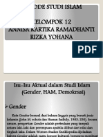 Metode Studi Islam Kelompok 12 Annisa Kartika Ramadhanti Rizka Yohana