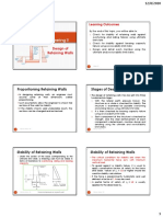 ECV 411 - 9D - Design of Retaining Walls - 08.12.2020