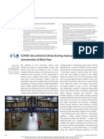 COVID-19 Control in China During Mass Population