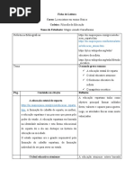 Ficha de Leitura magne