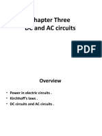 Chapter Three DC and AC Circuits