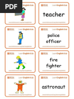 Flashcards Jobs Set 1 PDF