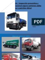 Consideraciones operacionales y técnicas de operación y mantenimiento Camiones Aljibe agua y petroleo