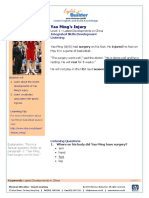 Yao Ming's Injury: Learning Objectives