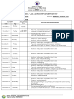 Department of Education: Individual Daily Log and Accomplishment Report