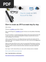 How To Create An AWS Account Step by Step: Step 1: Open Below Link in A Web Browser