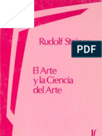 El Arte y La Ciencia Del Arte, Rudolf Steiner