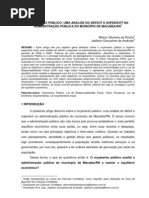 ORÇAMENTO PÚBLICO UMA ANÁLISE...