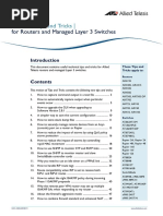 For Routers and Managed Layer 3 Switches: Technical Tips and Tricks