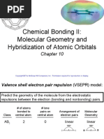 Chemical Bonding II: Molecular Geometry and Hybridization of Atomic Orbitals