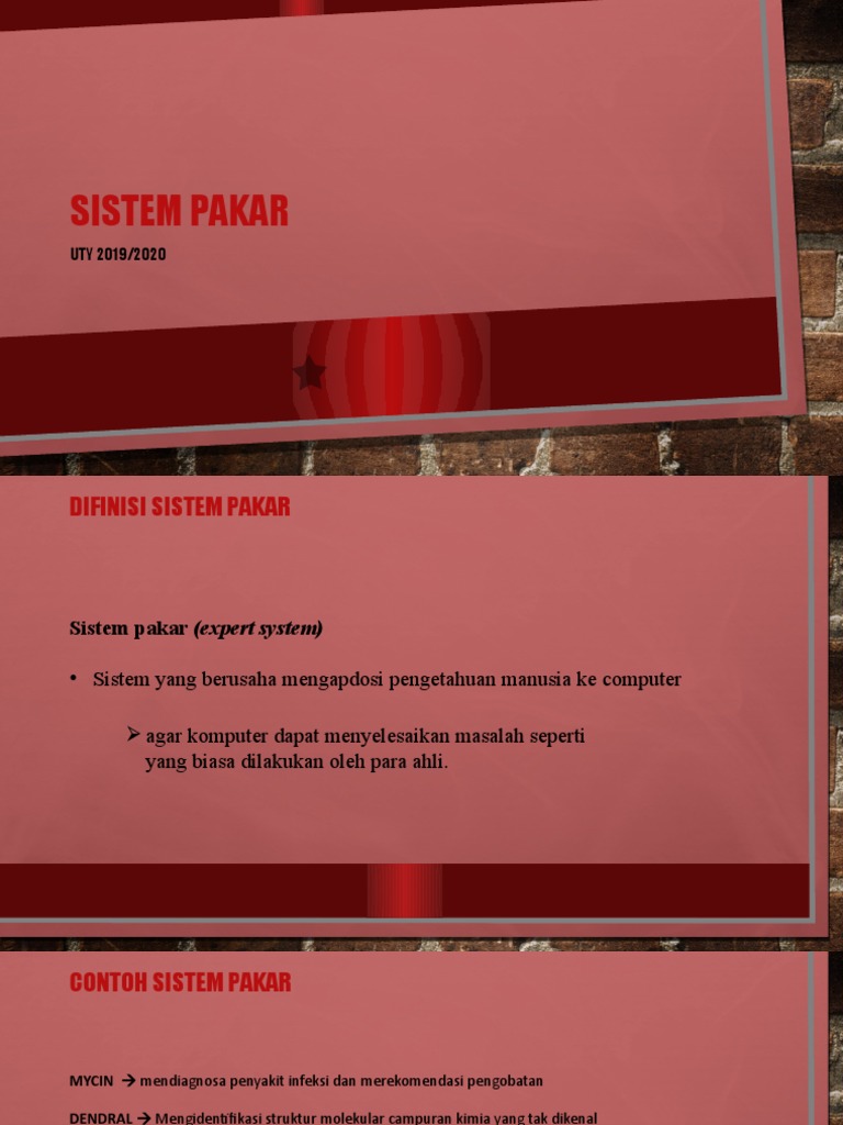Pengertian dan Manfaat Sistem Pakar | PDF