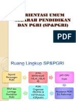 Orientasi Umum SP PGRI