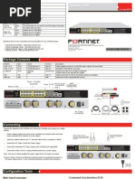 Fortigate 620B Quickstart