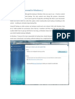 Backup in Windows 7