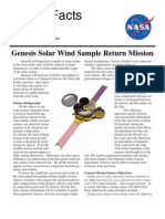 NASA Facts Genesis Solar Wind Sample Return Mission 2002