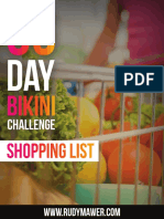 90 Day Bikini Shopping List Overview