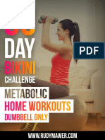 90 Day Bikini Home Workout - Dumbbell Only