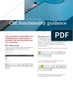 CBE Guidance