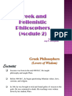 Greek and Hellenistic Philosophers Philo Module2 9.17.20