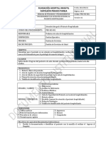 Pro-Ho-001 Procedimiento Atención Integral Al Paciente Hospitalizado PDF