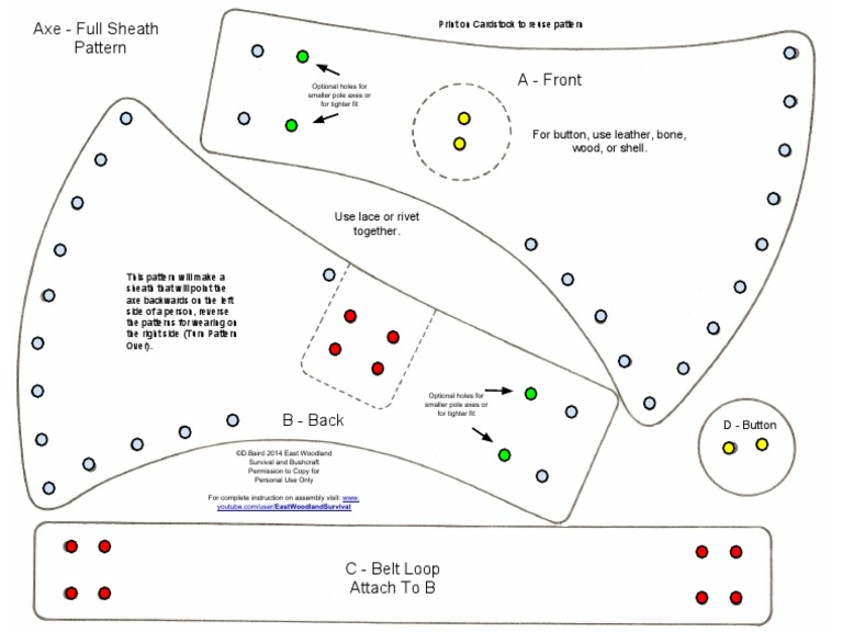 Axe - Full Sheath Pattern | PDF