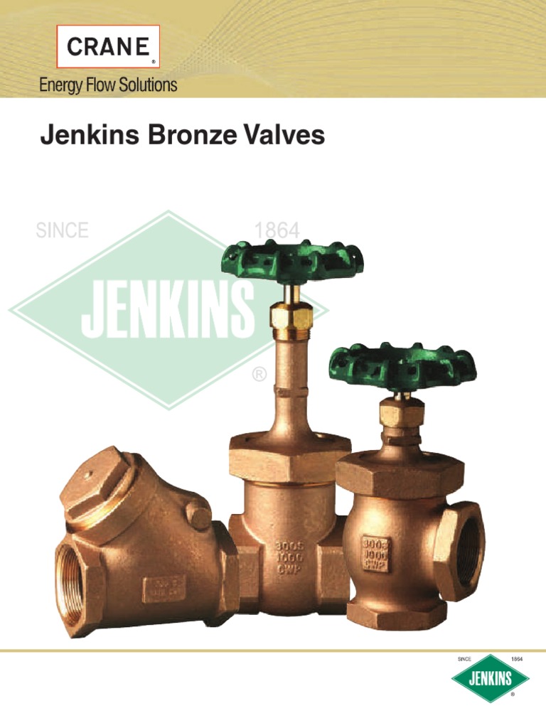 Jenkins Bronze Valves PDF Valve Liquids