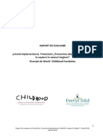 Proiect Prevenire Abandon Nastere Ungheni Childhood PDF