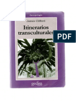 ITENERARIOS TRANSCULTURALES - James Clifford