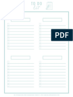 Prioritized to Do List Streamlined Home Binder