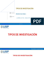 Tipos de Investigación