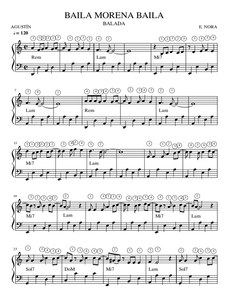 Baila Morena Baila PDF | PDF