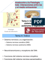 Tema 4. Introduccion A Sistema Nervioso PDF