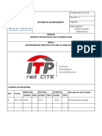 Informe de Mantenimiento Preventivo de Aa - Itp