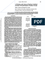 Determination Surface-Confined Derivatized With: of Surface Values of Molecules pH-Sensitive Pendant Groups