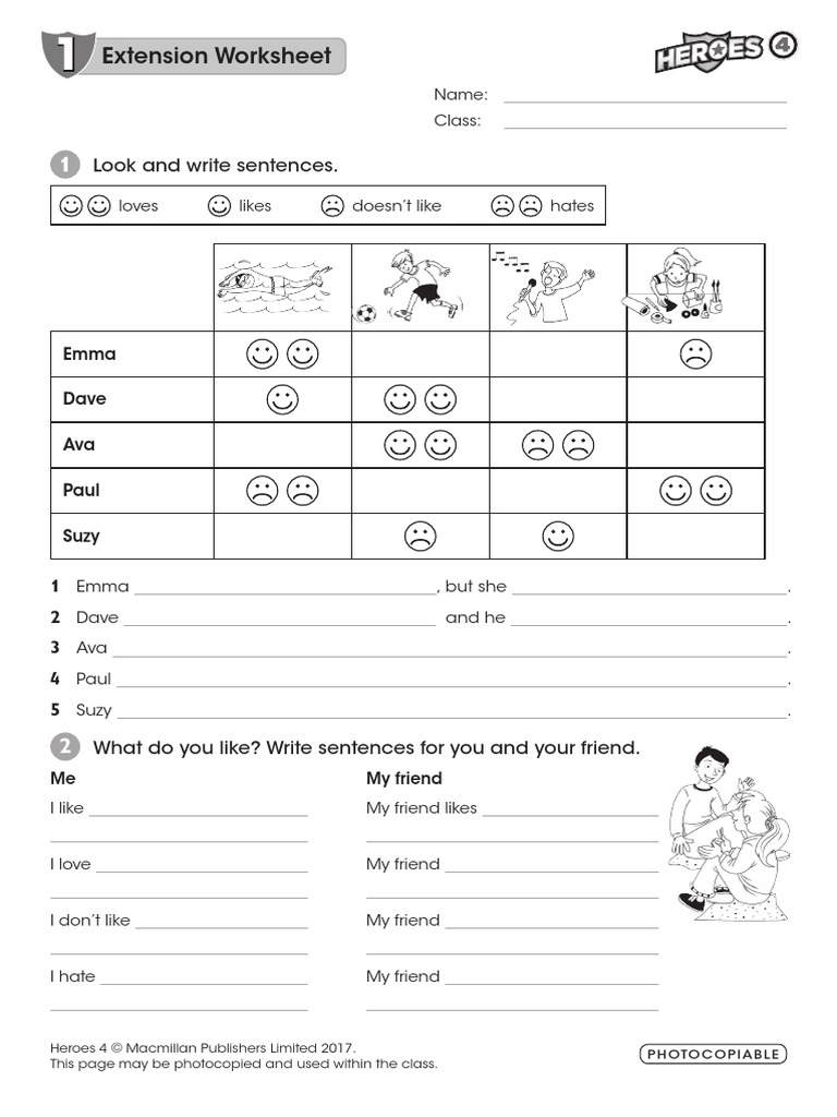 Extension Worksheet 4º PDF | PDF | Linguistic Morphology | Linguistics